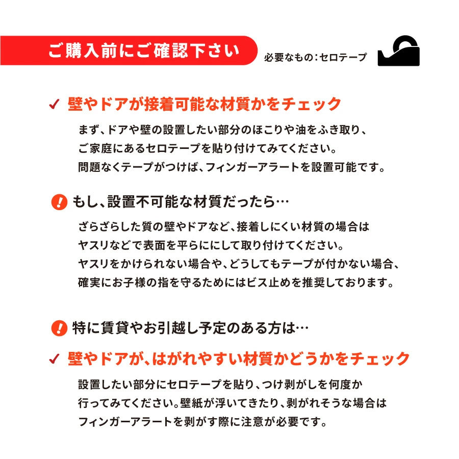 Finger Alert (フィンガーアラート)内・外側カバーセット(クリア)