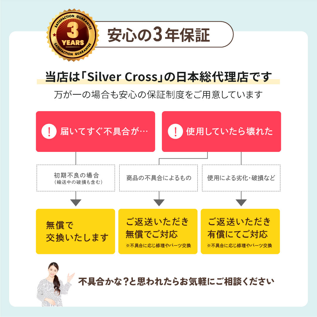 SilverCross(シルバークロス) JET ベビーカー コンパクト AB型 耐荷重25kg【3年保証】(送料無料※一部地域除く)